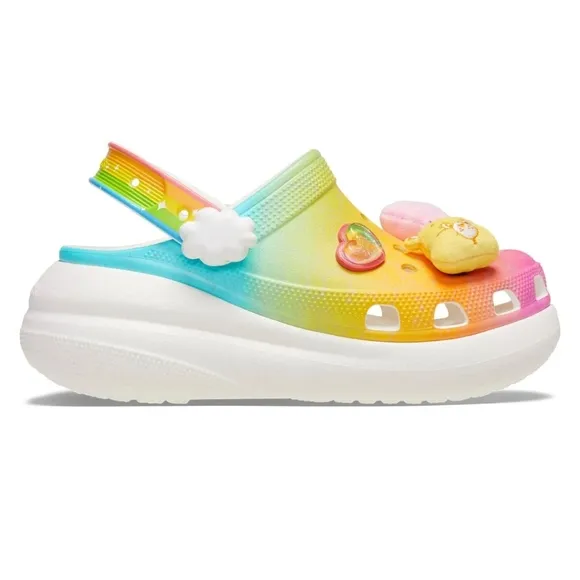 Crocs x Care Bears rainbow Crush Clogs size men 10 / women 12 brand new