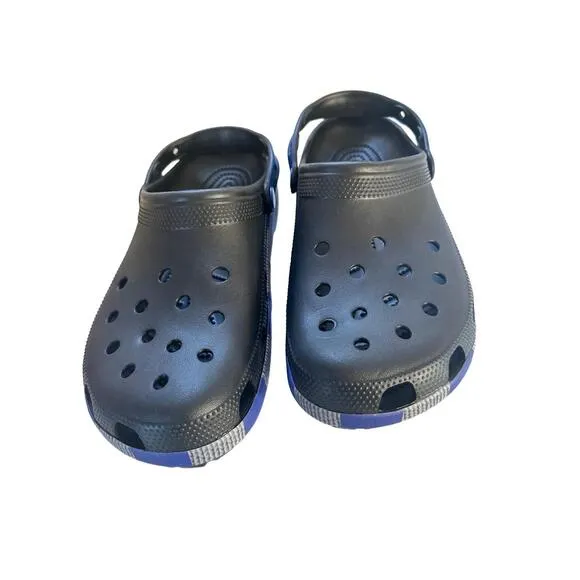 Crocs x Harry Potter RavenClaw M10 W12 Black Blue Clog-Style Adjustable Strap