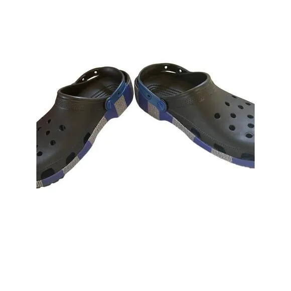 Crocs x Harry Potter RavenClaw M10 W12 Black Blue Clog-Style Adjustable Strap