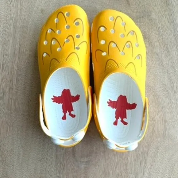 Crocs x McDonald's Collab Birdie Clog Unisex Size M9/W11 NWOT