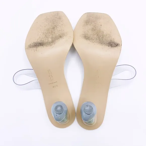 CULT GAIA Meta Bauble-Heel Vinyl Mules