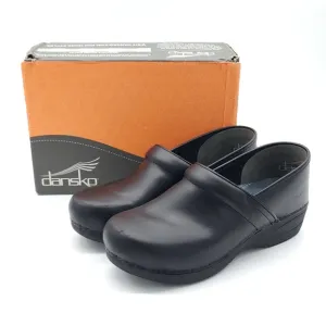 Dankso XP 2.0 Pull Up Black Leather Clogs Non Slip Women's Size 11.5/12 EU 42
