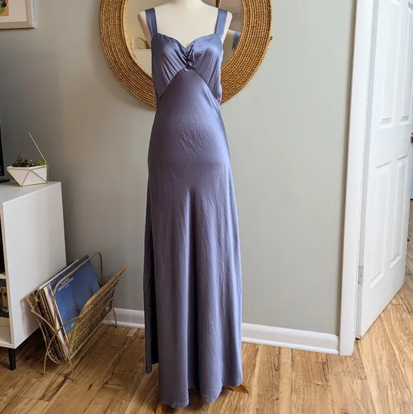 Dannijo Silk Slip Maxi Dress