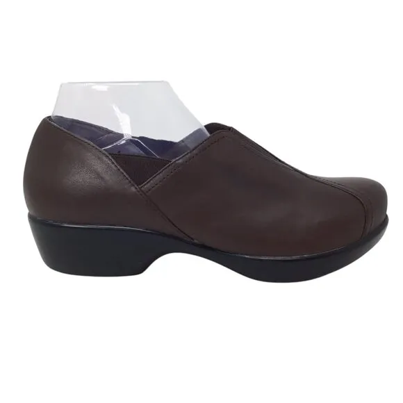 Dansko Arden Clogs Brown Nappa Leather Women's 39 / 8.5 Comfort Professional