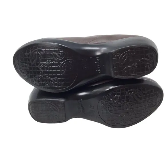 Dansko Arden Clogs Brown Nappa Leather Women's 39 / 8.5 Comfort Professional