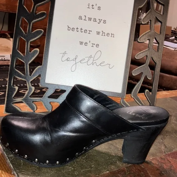 Dansko Black Women's Clogs