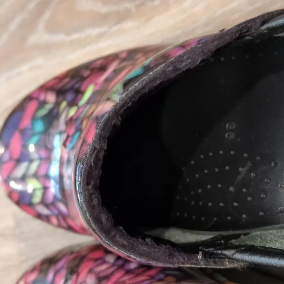Dansko 🌈Colorful🌈 Clogs with Black Soles women's 35 Euro (5 US)