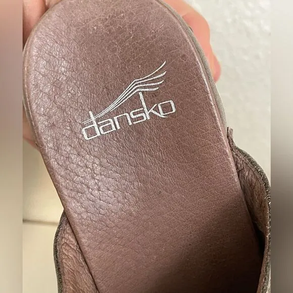 Dansko Deni Mule Slip On Clogs Suede Size 41/ 10.5