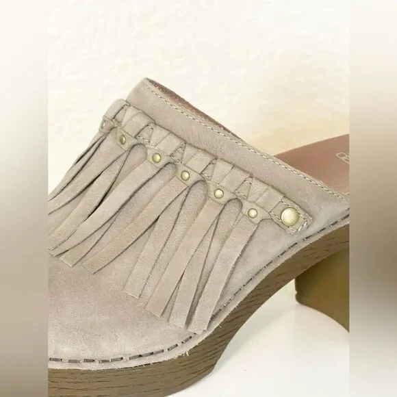 Dansko Deni Mule Slip On Clogs Suede Size 41/ 10.5