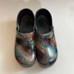Dansko glitter clogs size 40