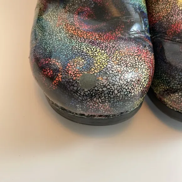 Dansko glitter clogs size 40