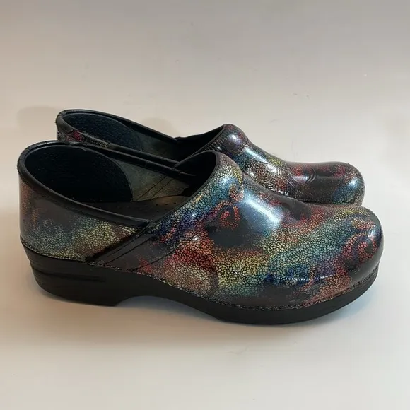 Dansko glitter clogs size 40