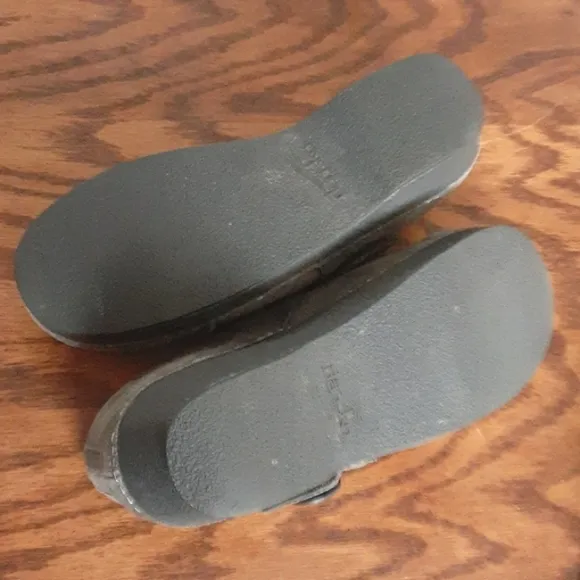Dansko Gray Rustic Suede Leather Comfort Gorpcore Boho Mary Jane Clogs Size 39