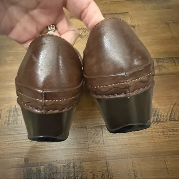 DANSKO Hailey Professional Staple Clog Mule Shoe Studs 7.5-8/38
