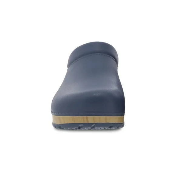 Dansko Kane Blue Rubber Clogs