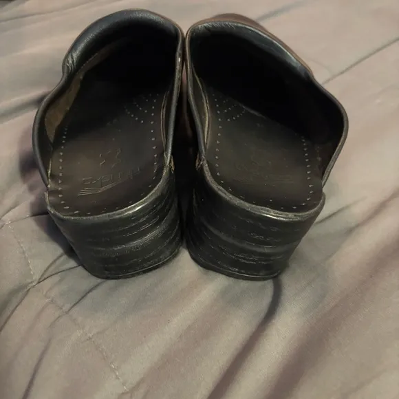 Dansko Karl Mule Size 43 Antique Brown Oiled Leather Open Back Clog Comfort Shoe