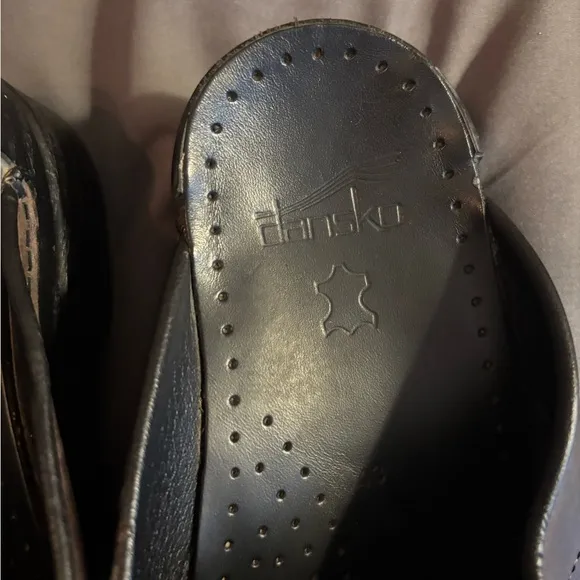 Dansko Karl Mule Size 43 Antique Brown Oiled Leather Open Back Clog Comfort Shoe