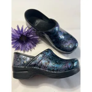 Dansko Limited Edition Professional Clogs Size 37 Multicolor Iridescent Leather