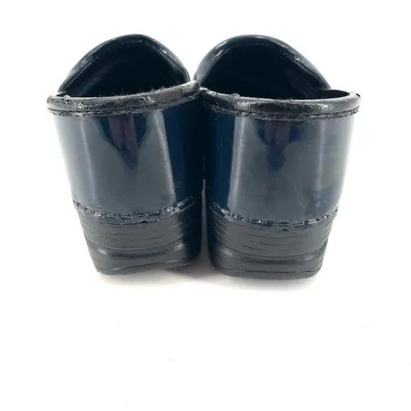 DANSKO Patent Leather Slip On Comfort Clogs
