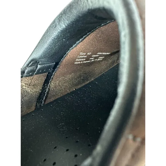 Dansko Professional Antique Brown/Black Leather Clogs Size 40 Brown 206-780202