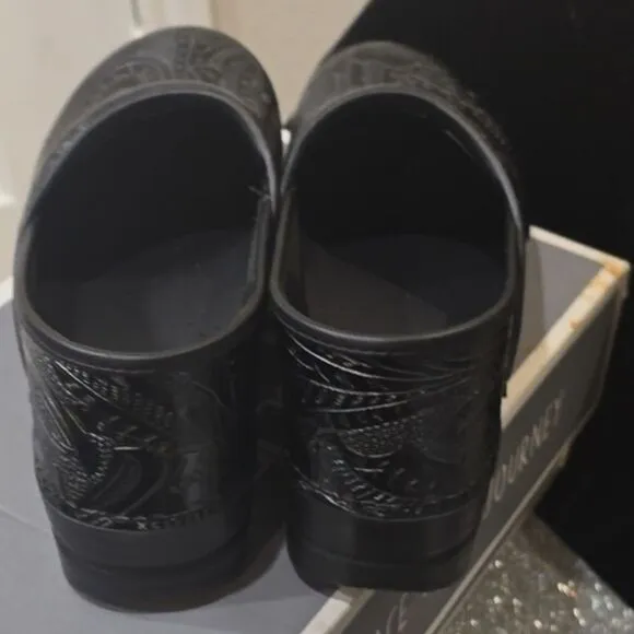 Dansko Professional Black Tooled Clog