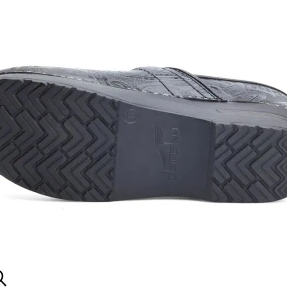 Dansko Professional Black Tooled Clog