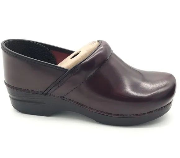 Dansko Professional Cordovan Cabrio Slip On Nursing Clogs Size 41 US 10.5-11