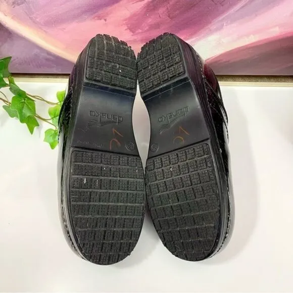 DANSKO professional Criss Cross' Clogs In Black Size 39 / US 8.5 - 9