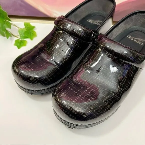 DANSKO professional Criss Cross' Clogs In Black Size 39 / US 8.5 - 9