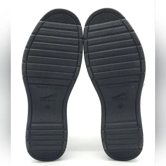 Dansko Rissa Clogs Women's Size 8.5-9 EU 39 Mary Jane Black Leather Sandals