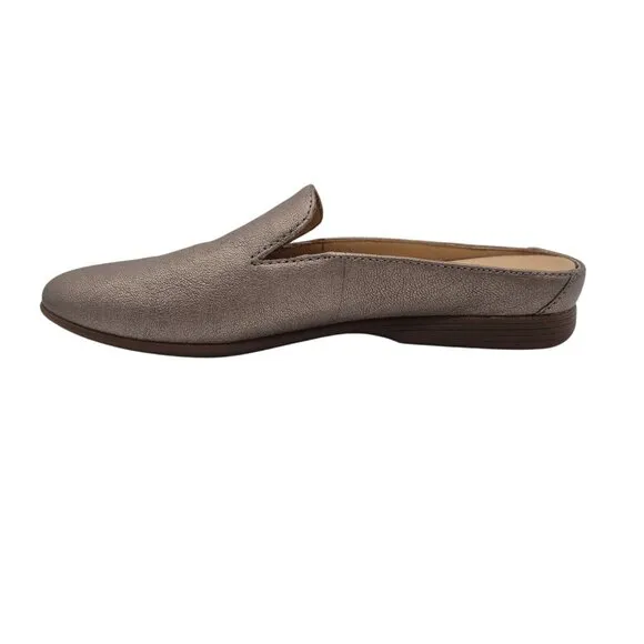 Dansko Women's Mules Shoes Size 38 Lexie Leather Slip-On Gray Metallic (175)
