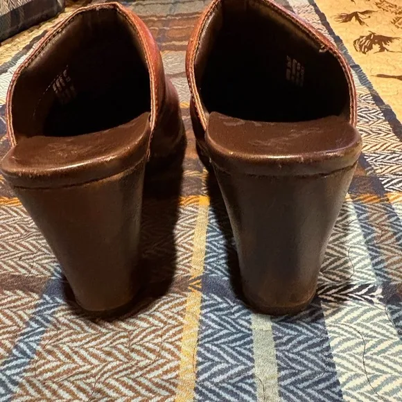 Dansko Women's Rae Full Grain Leather Mule Clog 6.5-7/ EU 37