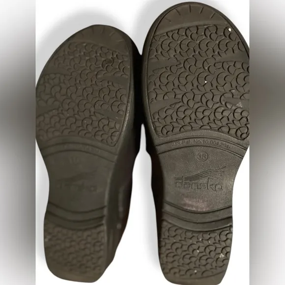 Dansko Women’s XP 2.0 Black Clogs Pull Up Mule Shoes Size 38 Eu 7.5-8 US