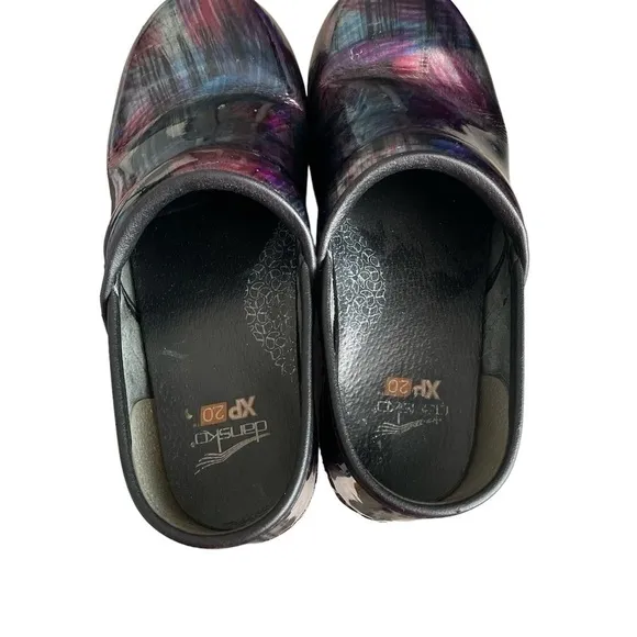 Dansko XP 2.0 Color Sweep Patent Clogs