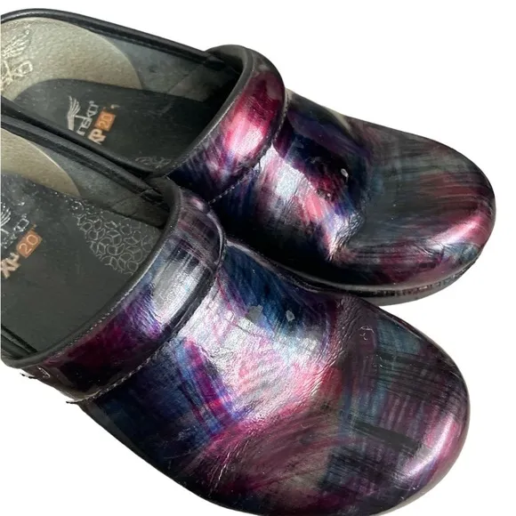 Dansko XP 2.0 Color Sweep Patent Clogs