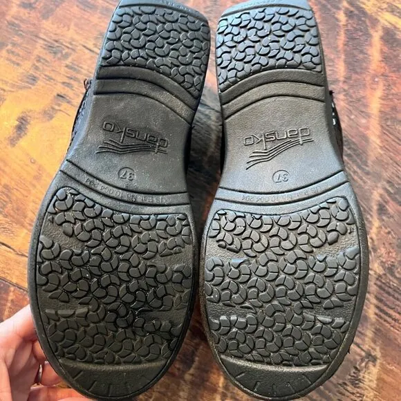 Dansko XP Floral Tooled Professional Clogs 37