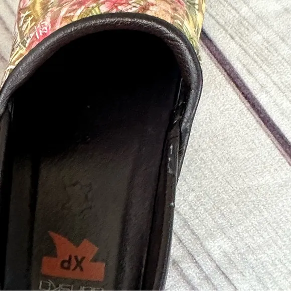 Dansko XP Professional Clogs Floral Multicolor Shoes Women's EU 39 Comfort Nurse