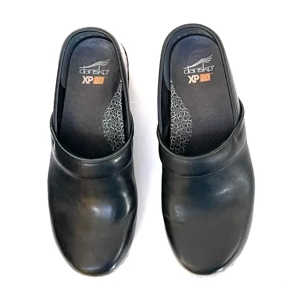 Dansko Xp20 Professional Comfortable Black Work Clogs Business Casual Formal