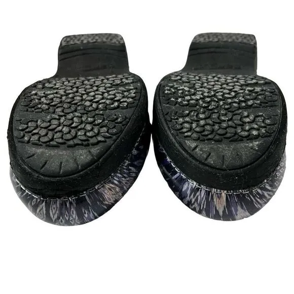 Dansko XP 2.0 navy blue ikat patent clogs size 41