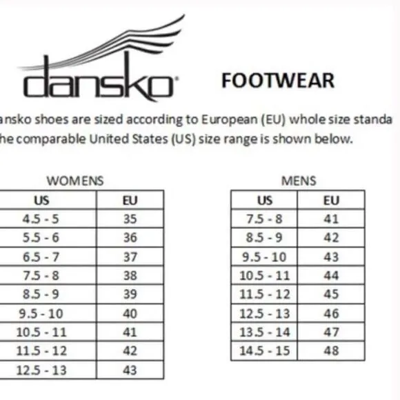 DANSKO MULES EU37