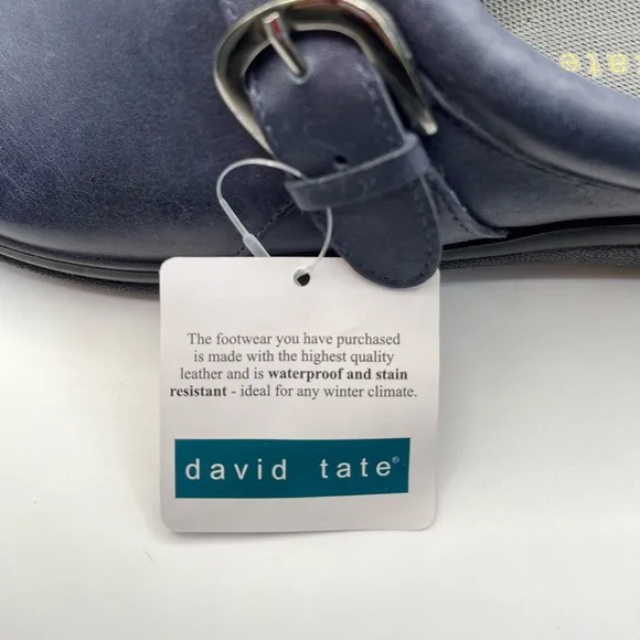 David Tate Women’s NWT Leather Clog Mules Slip On Comfortable Waterproof  8.5