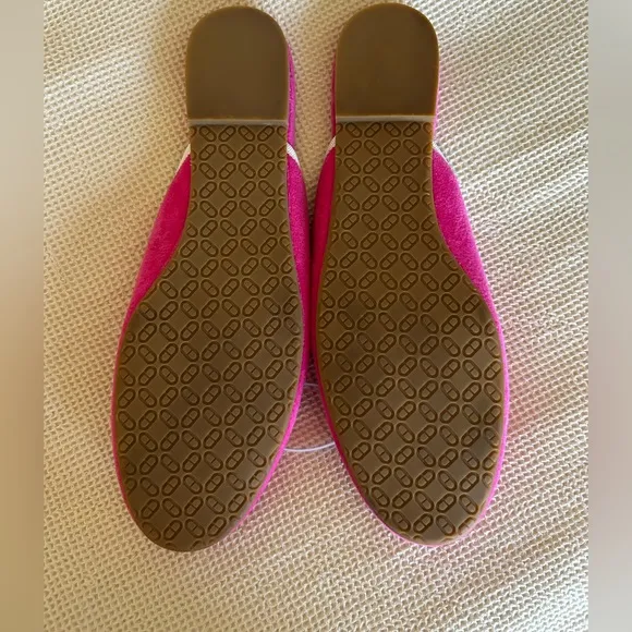 Dee Ocleppo Athens terry-cloth mules,  fuchsia pink, size 10, NWOT Display Pair