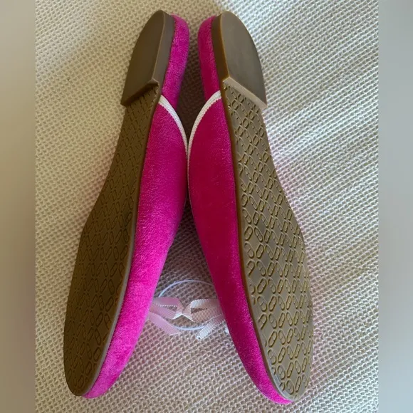 Dee Ocleppo Athens terry-cloth mules,  fuchsia pink, size 10, NWOT Display Pair