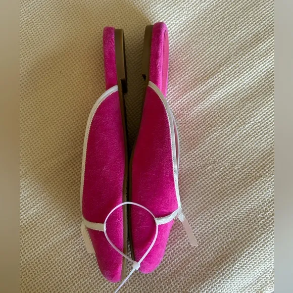 Dee Ocleppo Athens terry-cloth mules,  fuchsia pink, size 10, NWOT Display Pair
