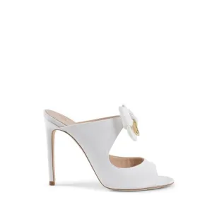 Dee Ocleppo Helen High Mule - White Women Sandals