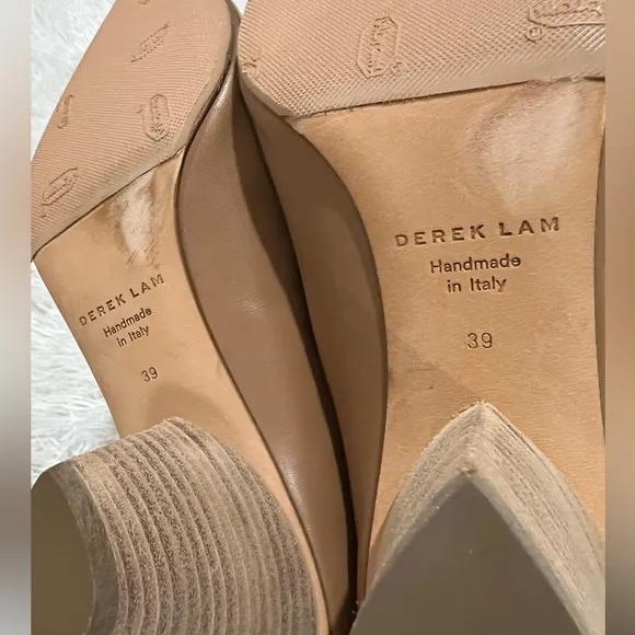 Derek Lam New York Nova Lace-up Leather Mules - Size 39 - US 8.5