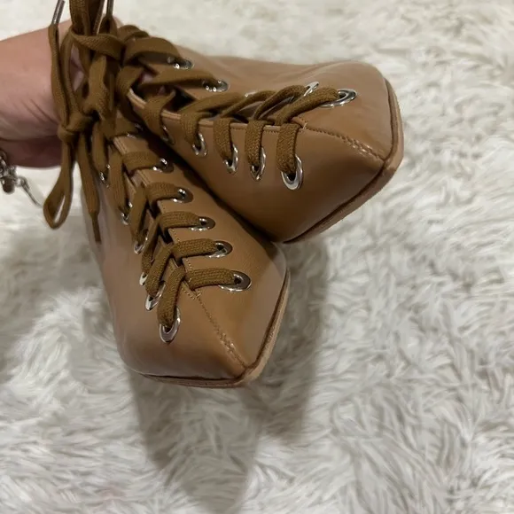 Derek Lam New York Nova Lace-up Leather Mules - Size 39 - US 8.5