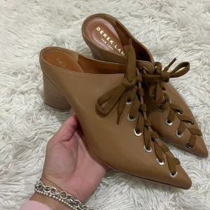 Derek Lam New York Nova Lace-up Leather Mules - Size 39 - US 8.5