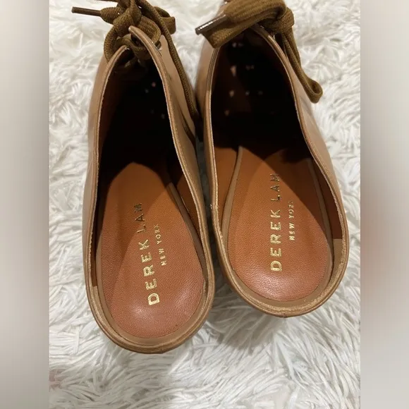 Derek Lam New York Nova Lace-up Leather Mules - Size 39 - US 8.5