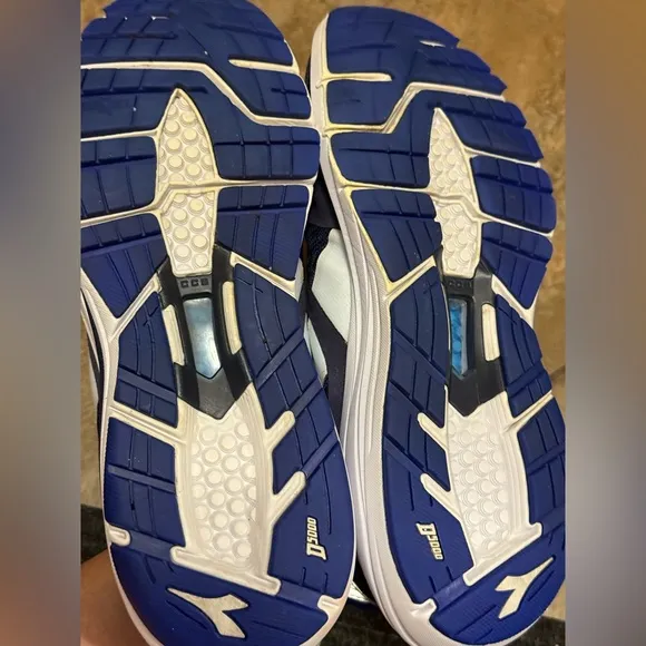 Diadora Mythos‎ Blushield 8 Vortice Running Men Blue Sneakers Athletic Shoes 8.5